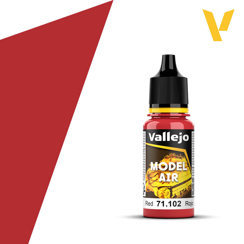Model Air Acrylic Paint - Vallejo 17ml - Red RLM 23 71102