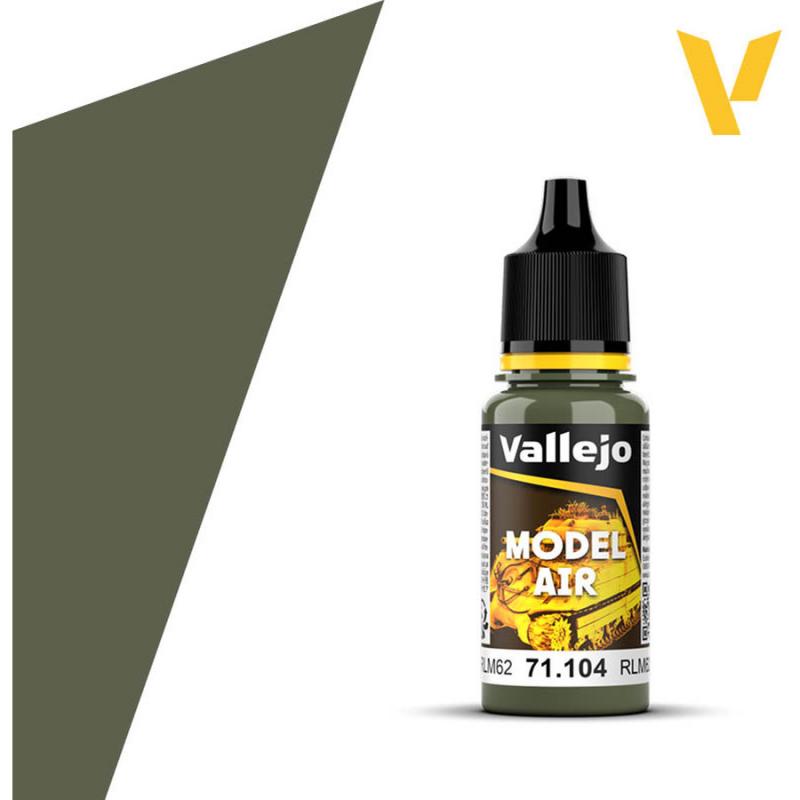 Model Air Acrylic Paint - Vallejo 17ml - Green RLM 25 71104