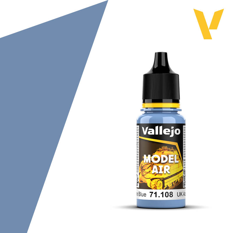 Model Air Acrylic Paint - Vallejo 17ml - UK Azure 71108