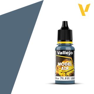 Model Air Acrylic Paint - Vallejo 17ml - Mediterranean Blue 71111