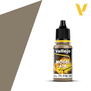Model Air Acrylic Paint - Vallejo 17ml - Camouflage Grey RAL7027 71118