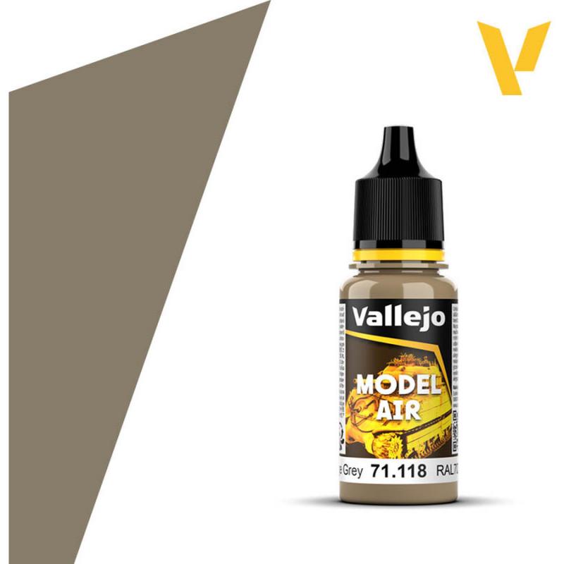 Model Air Acrylic Paint - Vallejo 17ml - Camouflage Grey RAL7027 71118