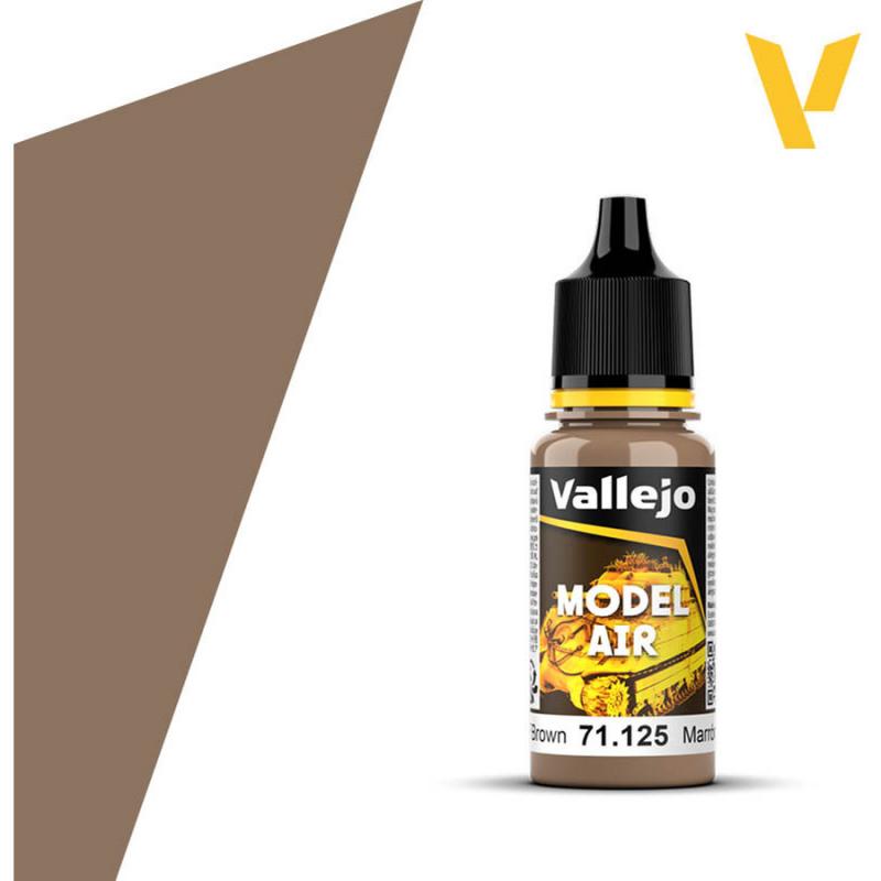 Model Air Acrylic Paint - Vallejo 17ml - USAF Brown 71125