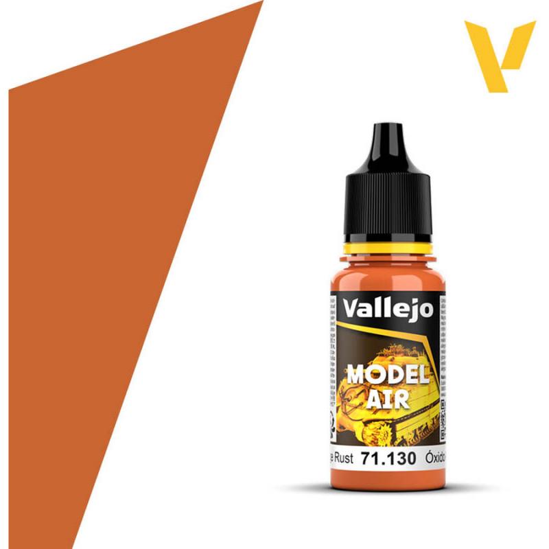 Model Air Acrylic Paint - Vallejo 17ml - Orange Rust 71130