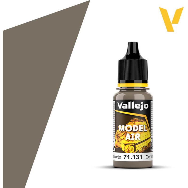 Model Air Acrylic Paint - Vallejo 17ml - Concrete 71131