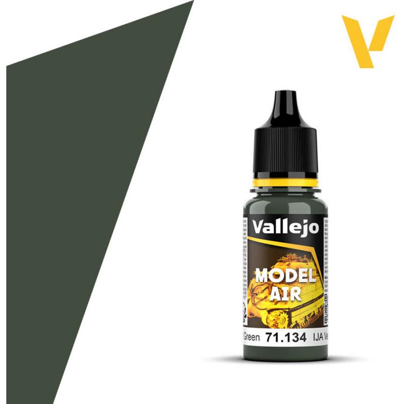 Model Air Acrylic Paint - Vallejo 17ml - IJA Midouri Green 71134