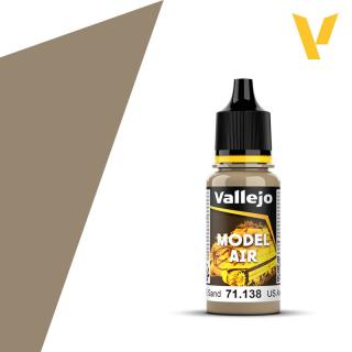 Model Air Acrylic Paint - Vallejo 17ml - US Sand 71138 - FS30277