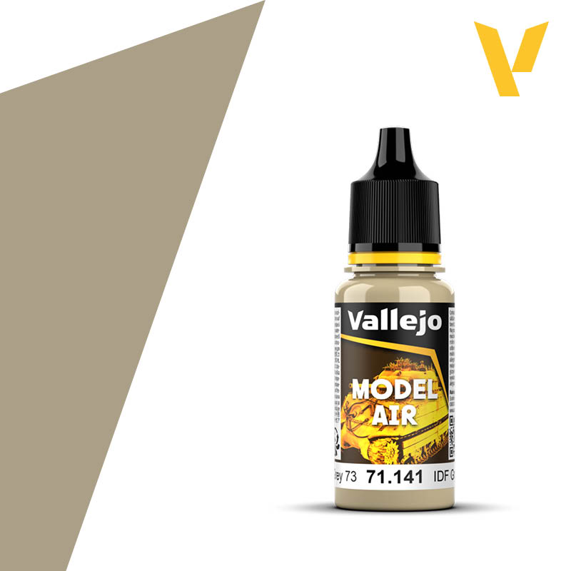 Model Air Acrylic Paint - Vallejo 17ml - IDF Sand Grey 73 71141