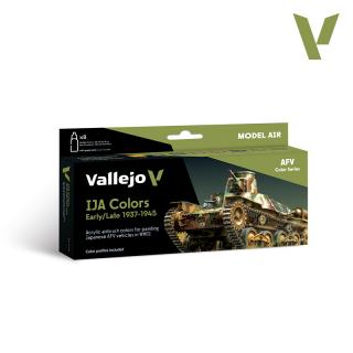 Model Air Paint Set - Vallejo 8x17ml Colour Set - IJA Colors 1937-1945 71160