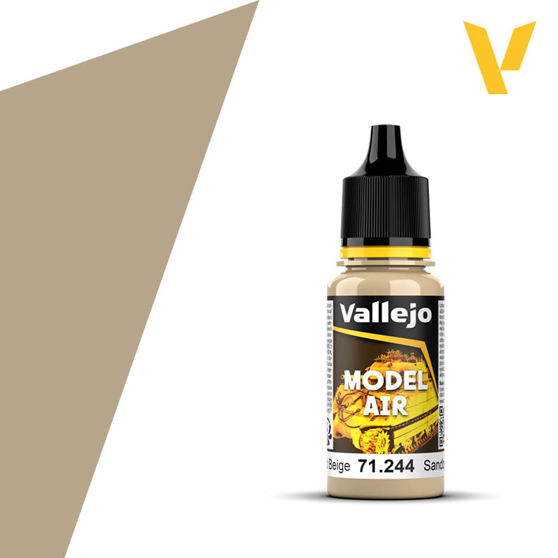 Model Air Acrylic Paint - Vallejo 17ml - Sand Beige 71244