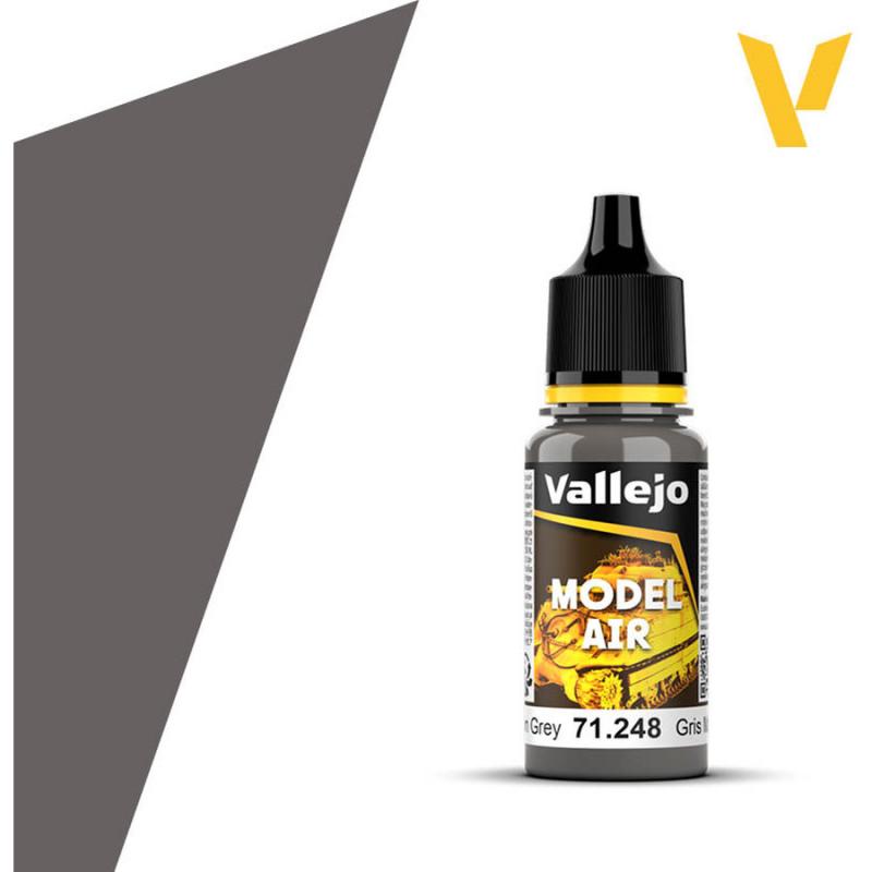 Model Air Acrylic Paint - Vallejo 17ml - Brown Grey RAL7050 - 71248