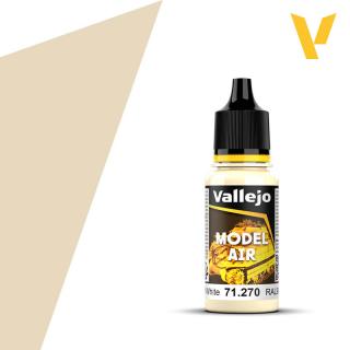 Model Air Acrylic Paint - Vallejo 17ml - White RAL9001 - 71270