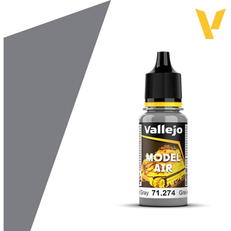 Model Air Acrylic Paint - Vallejo 17ml - Agressor Gray 71274 FS36251