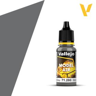 Model Air Acrylic Paint - Vallejo 17ml - Camouflage Gray 71280 FS37875-ANA601