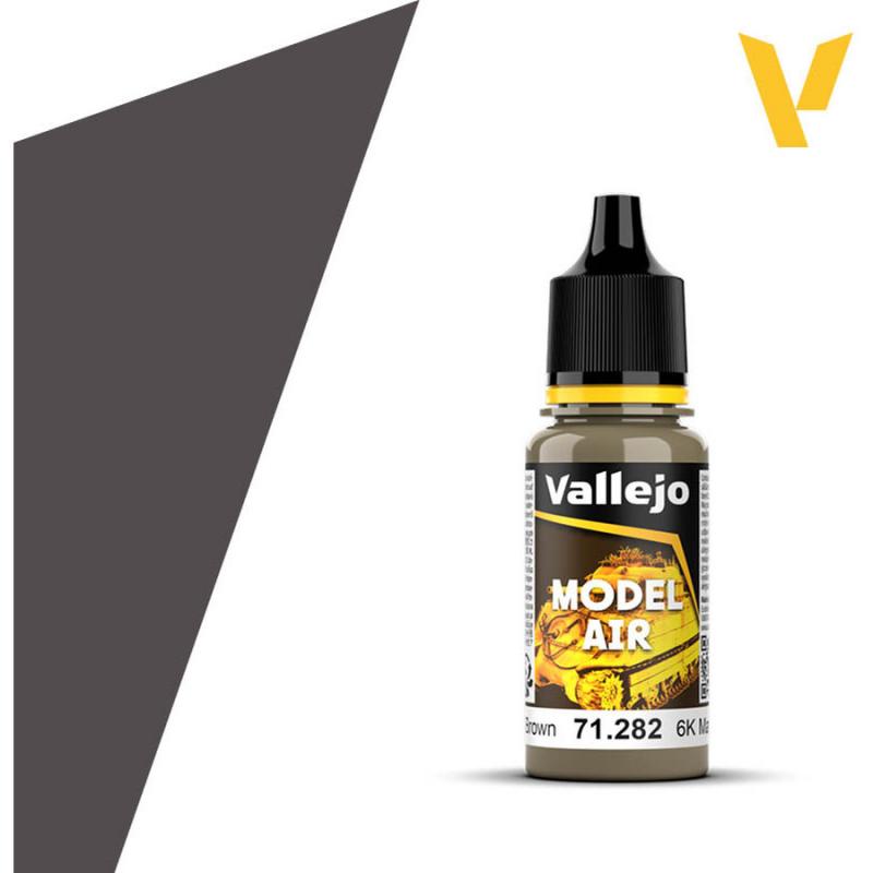 Model Air Acrylic Paint - Vallejo 17ml - 6K Russian Brown 71282