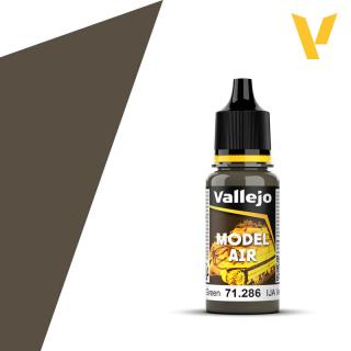 Model Air Acrylic Paint - Vallejo 17ml - UJA Olive Green 71286