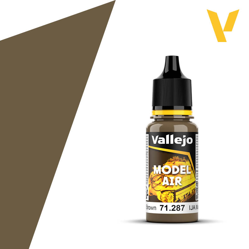 Model Air Acrylic Paint - Vallejo 17ml - UJA Khaki Brown 71287
