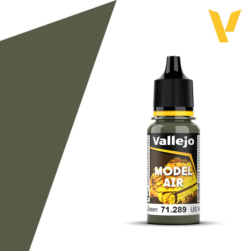 Model Air Acrylic Paint - Vallejo 17ml - US Dark Green 71289