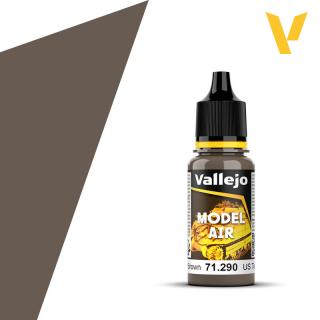 Model Air Acrylic Paint - Vallejo 17ml - US Earth Brown FS30099 71290