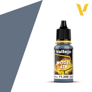 Model Air Acrylic Paint - Vallejo 17ml - Intermediate Blue FS35164-ANA608 - 7129