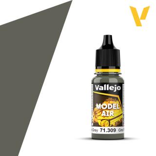 Model Air Acrylic Paint - Vallejo 17ml - Dark Slate Grey BS634 - 71309
