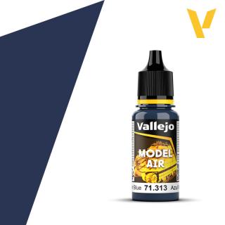 Model Air Acrylic Paint - Vallejo 17ml - Dark Mediterranean Blue BS450 - 71313