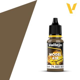 Model Air Acrylic Paint - Vallejo 17ml - BS Dark Earth BS450 - 71323