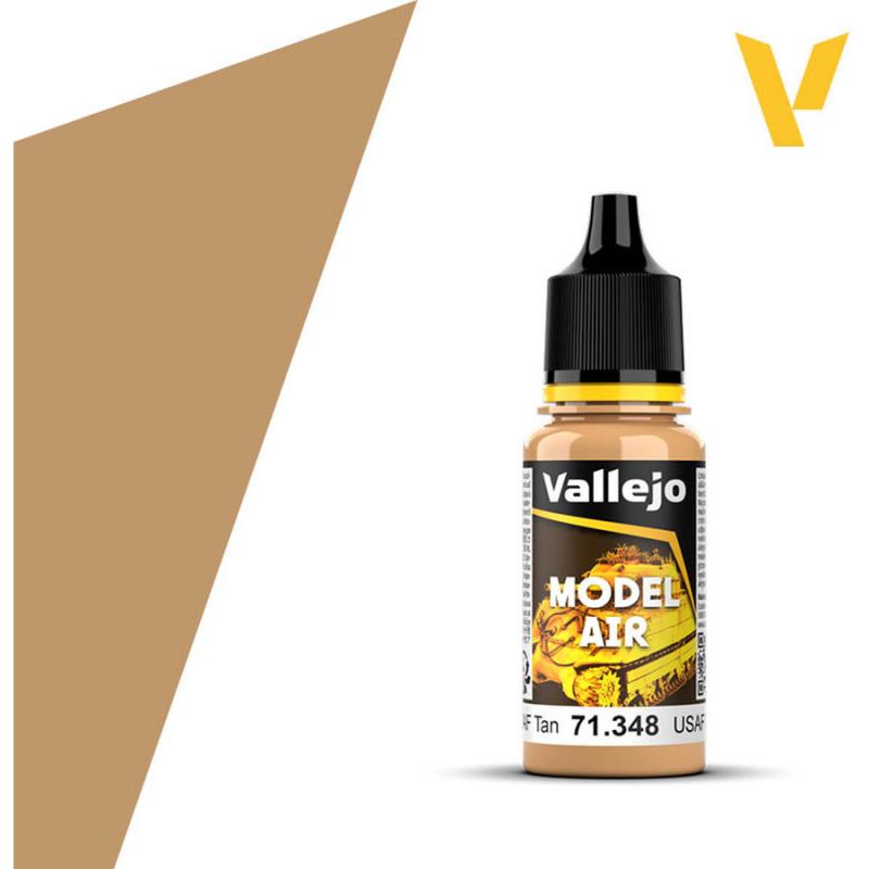Model Air Acrylic Paint - Vallejo 17ml - USAF Tan 71348