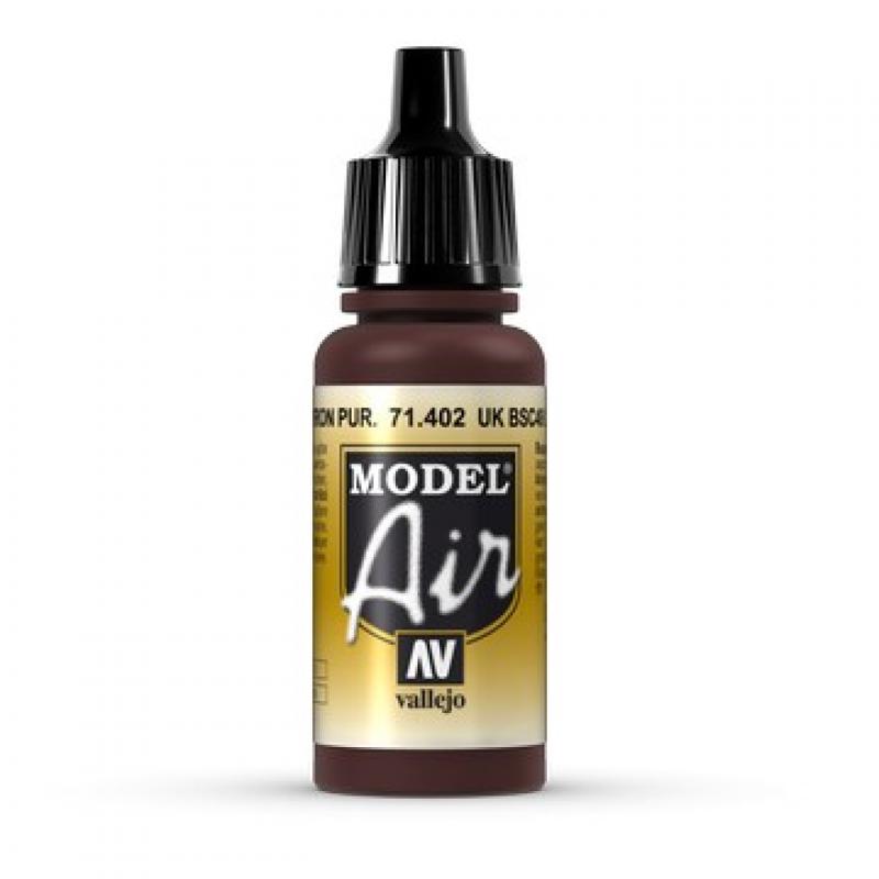 Model Air Acrylic Paint - Vallejo 17ml - UK BSC 49 Light Purple Brown 71402