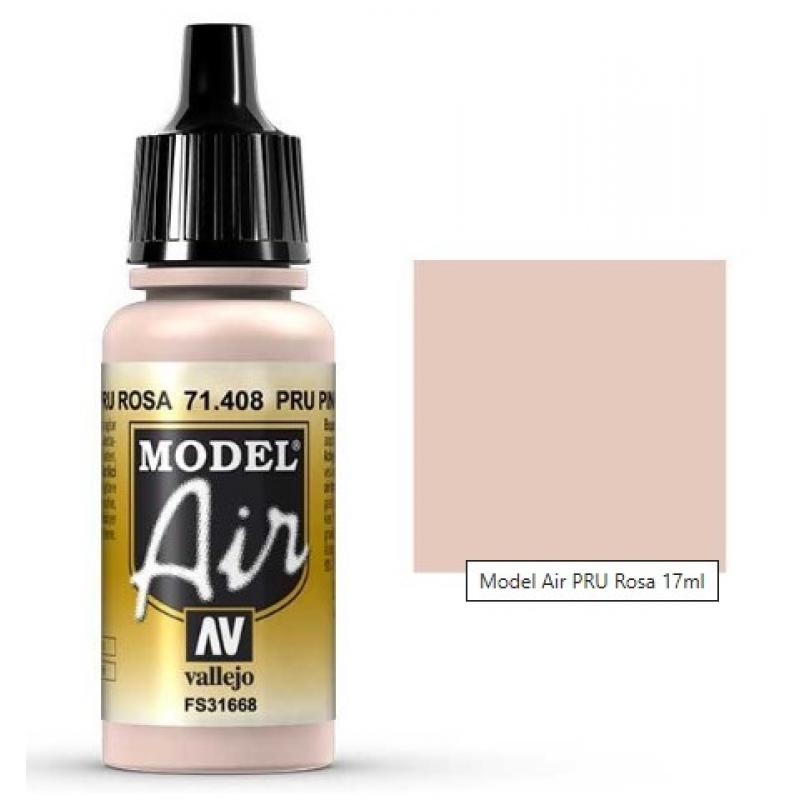 Model Air Acrylic Paint - Vallejo 17ml - PRU Pink 71408