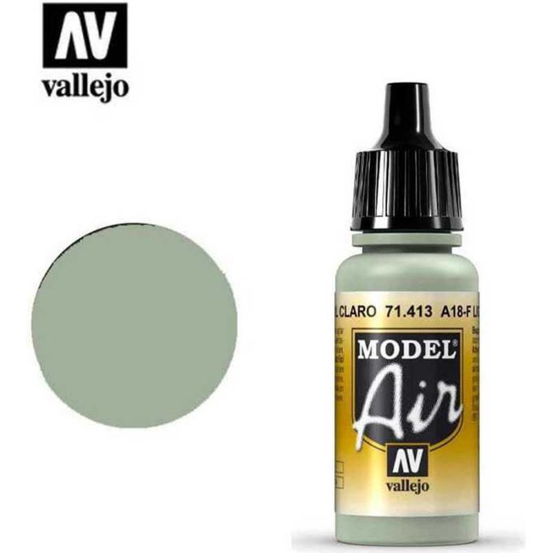 Model Air Acrylic Paint - Vallejo 17ml - A-18F Light Blue 71413