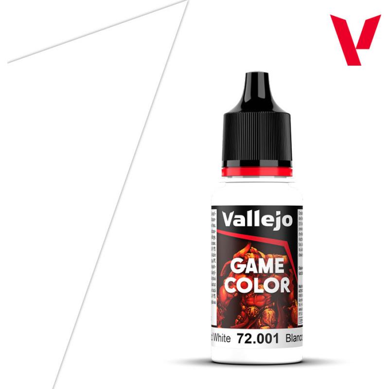 Game Color Acrylic Paint - Vallejo 18ml - Death White 72001