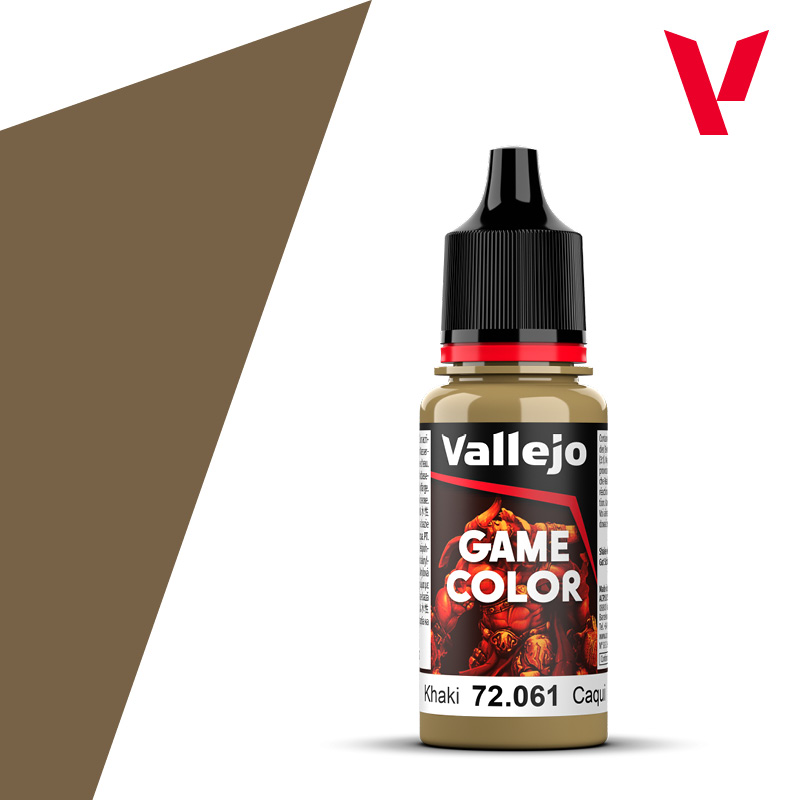 Game Color Acrylic Paint - Vallejo 17ml - Κhaki 72061
