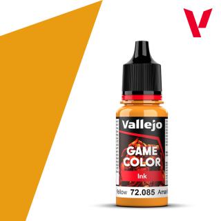 Game Color Acrylic Paint - Vallejo 17ml - Amarillo Yellow Ink 72085