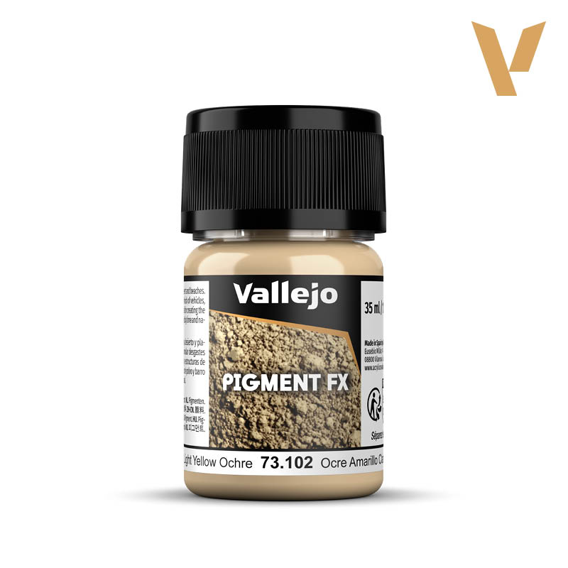Pigment Vallejo 30ml - Light Yellow Ochre 73102