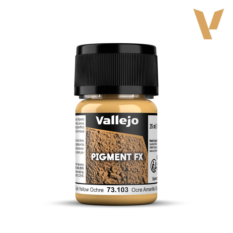 Pigment Vallejo 30ml - Dark Yellow Ochre 73103