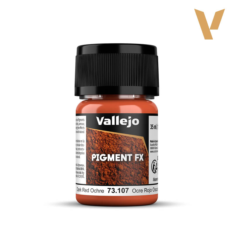 Pigment Vallejo 30ml - Dark REed Ochre 73107