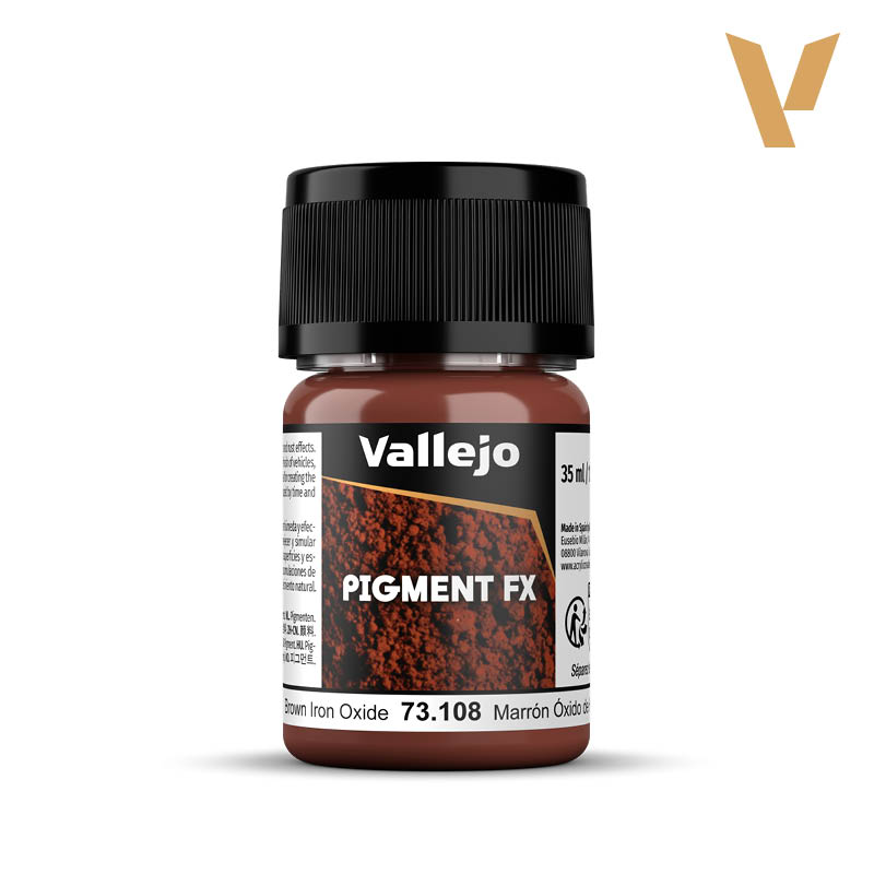 Pigment Vallejo 30ml - Brown Iron Oxide 73108