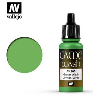 Game Color Wash Vallejo 17ml - Green Shade 73205