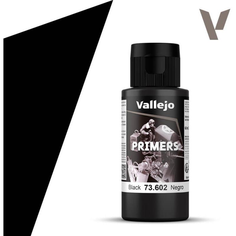 Surface Primer Acrylic-Polyurethane - Vallejo 60ml - Black 73602