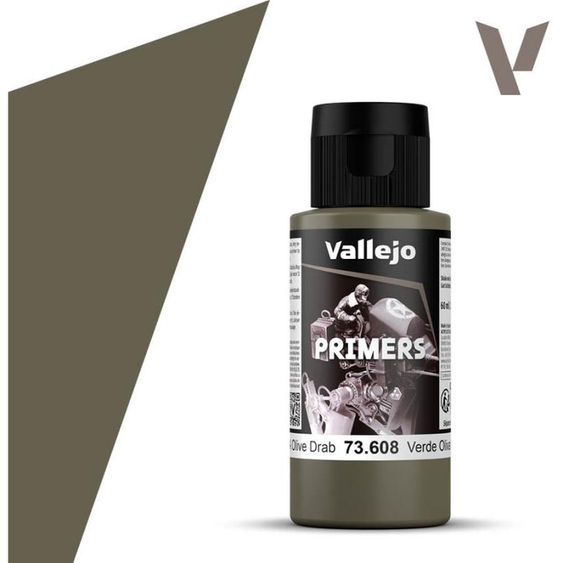 Surface Primer Acrylic-Polyurethane - Vallejo 60ml - USA Olive Drab 73608