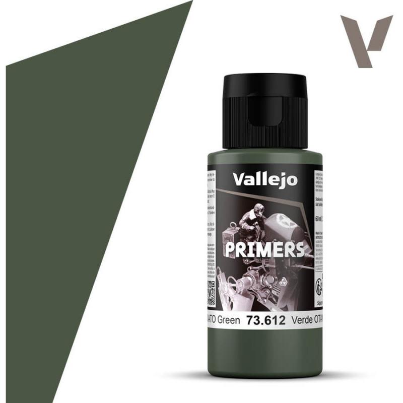 Surface Primer Acrylic-Polyurethane - Vallejo 60ml - NATO Green FS34094 - 73612