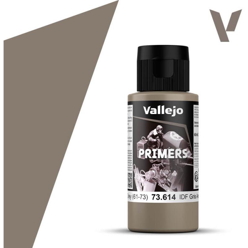 Surface Primer Acrylic-Polyurethane - Vallejo 60ml - IDF Israeli Sand Grey 61-73