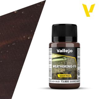 Splash Mud Acrylic Vallejo 40ml - Brown 73805