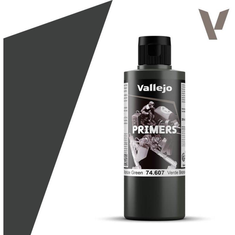 Surface Primer Acrylic-Polyurethane - Vallejo 200ml - UK Bronze Green 74607