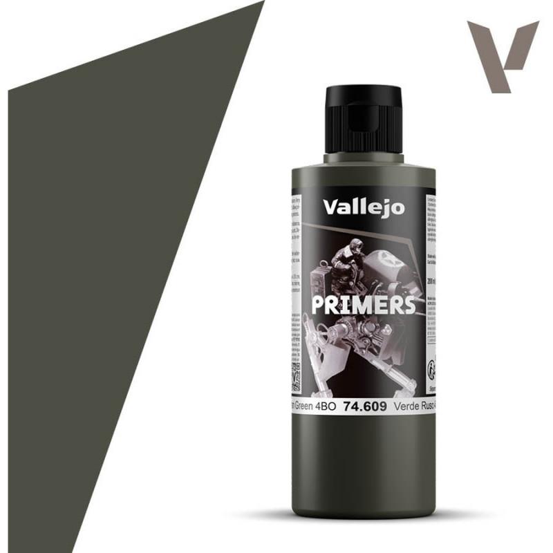 Surface Primer Acrylic-Polyurethane - Vallejo 200ml - Russian Green 4BO 74609