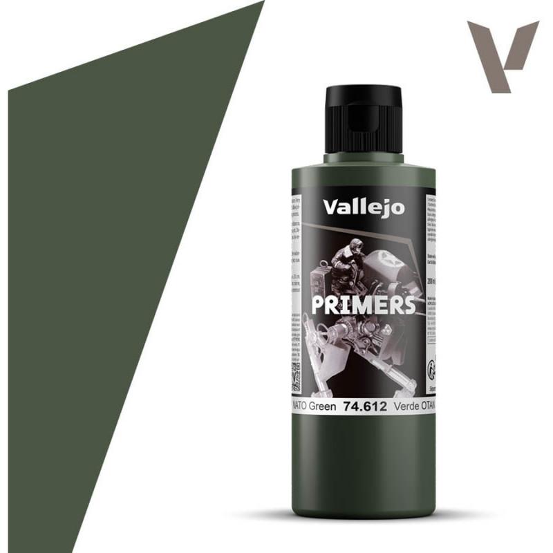 Surface Primer Acrylic-Polyurethane - Vallejo 200ml - NATO Green FS34094 -74612