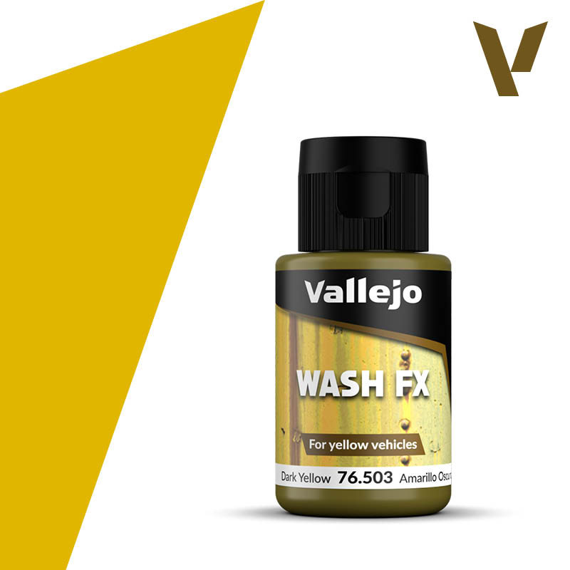 Model Wash Vallejo 35ml - Dark Yellow 76503
