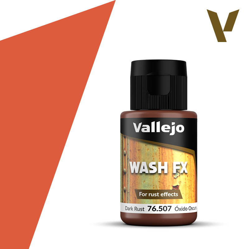 Model Wash Vallejo 35ml - Dark Rust 76507