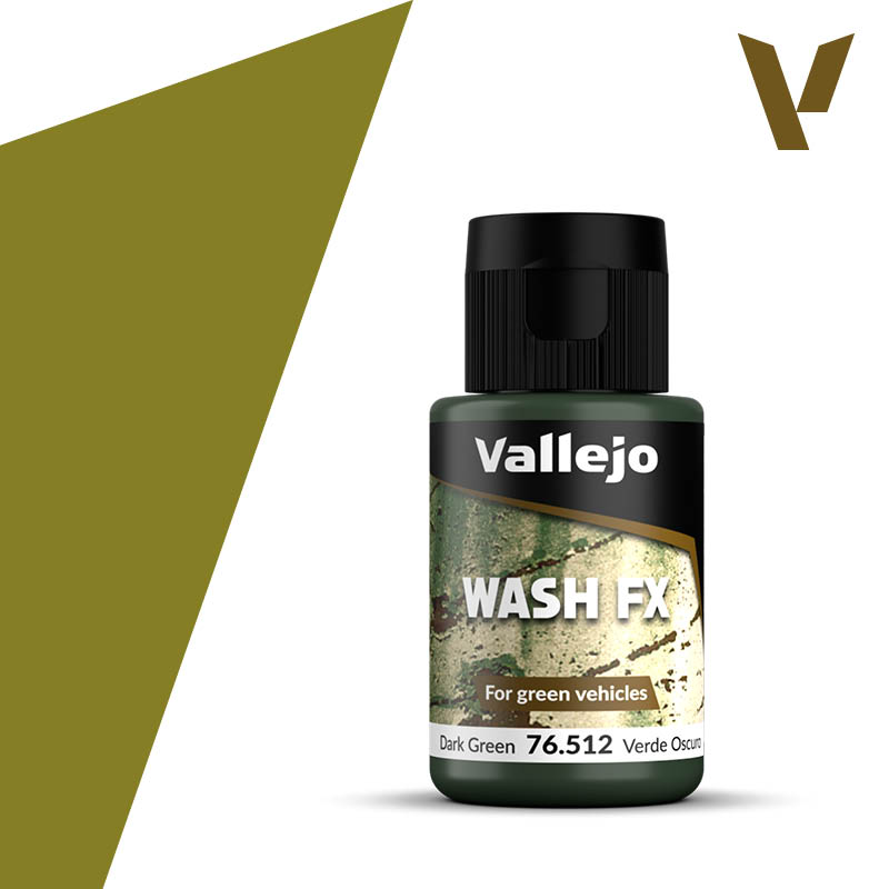 Model Wash Vallejo 35ml - Dark Green 76512